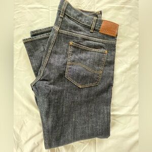 Lee Men's Dark Blue Straight Jeans